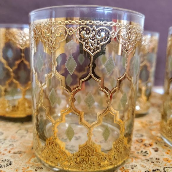 Vintage Culver Lowball Glasses - Picture 2 of 4